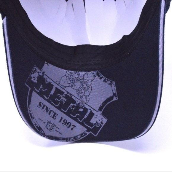 Powerlifting Black Metal Women’s Cotton‎ Hat, One Size, Adjustable - Picture 8 of 10